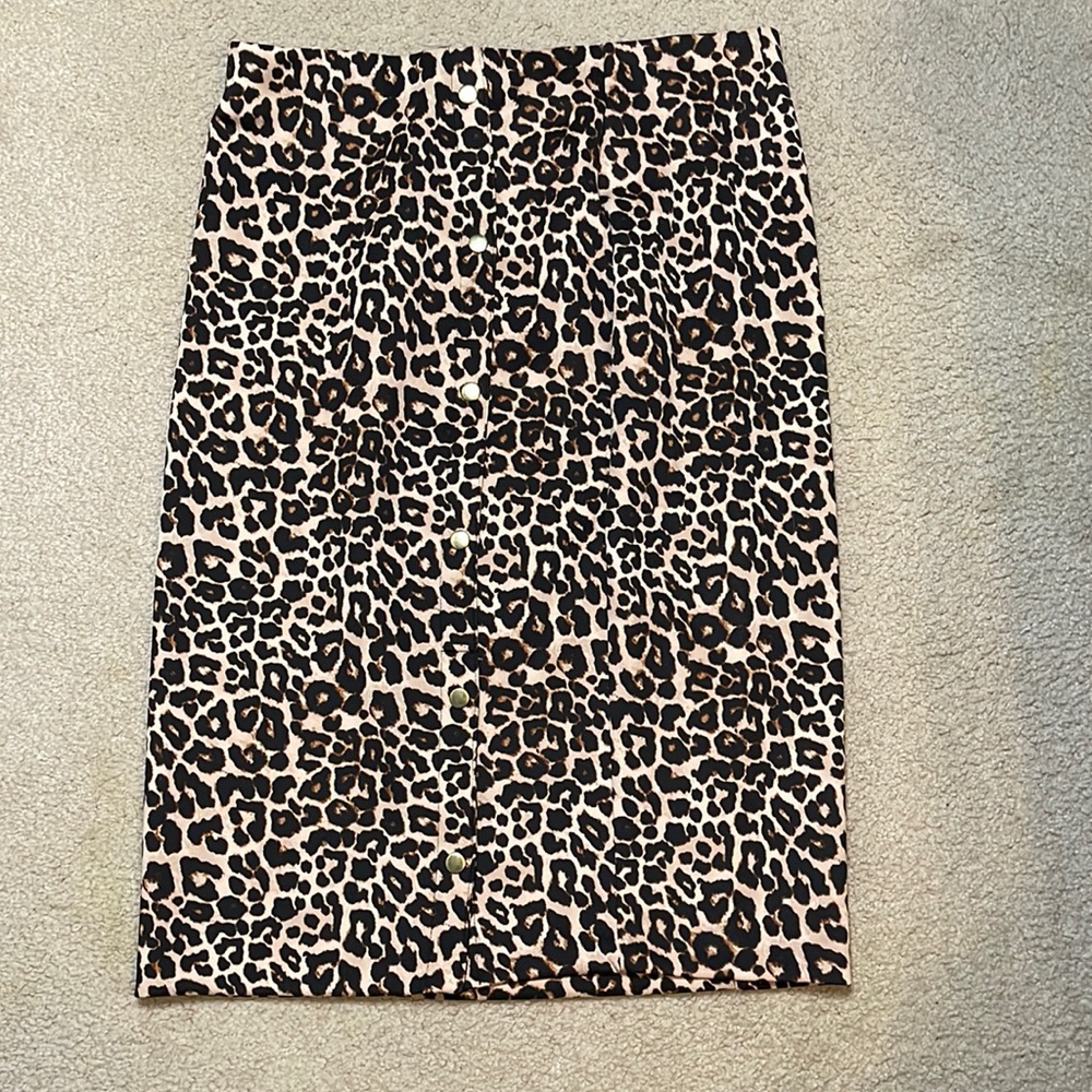 Cheetah print dress up skirt